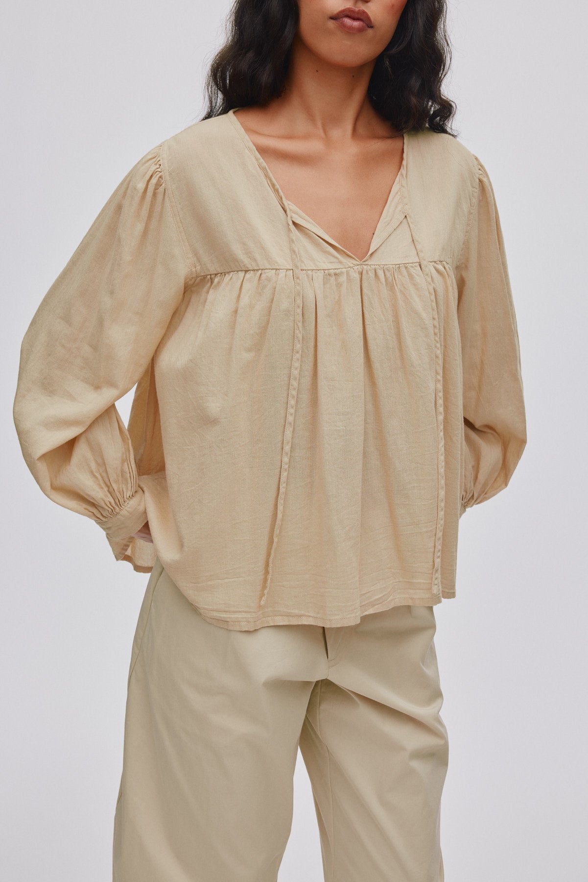 Eike - Cotton full sleeve blouse I Boulder 6 - Rabens Saloner