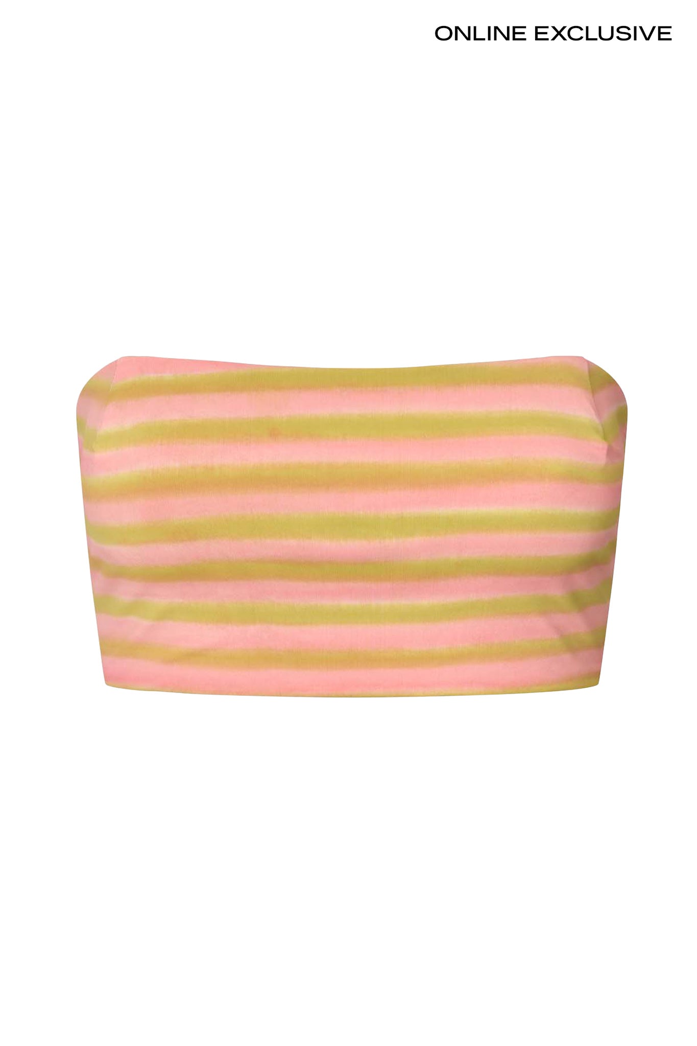 Blurred line bandeau top - Mikie I Lime combo Lime combo XS 1 - Rabens Saloner