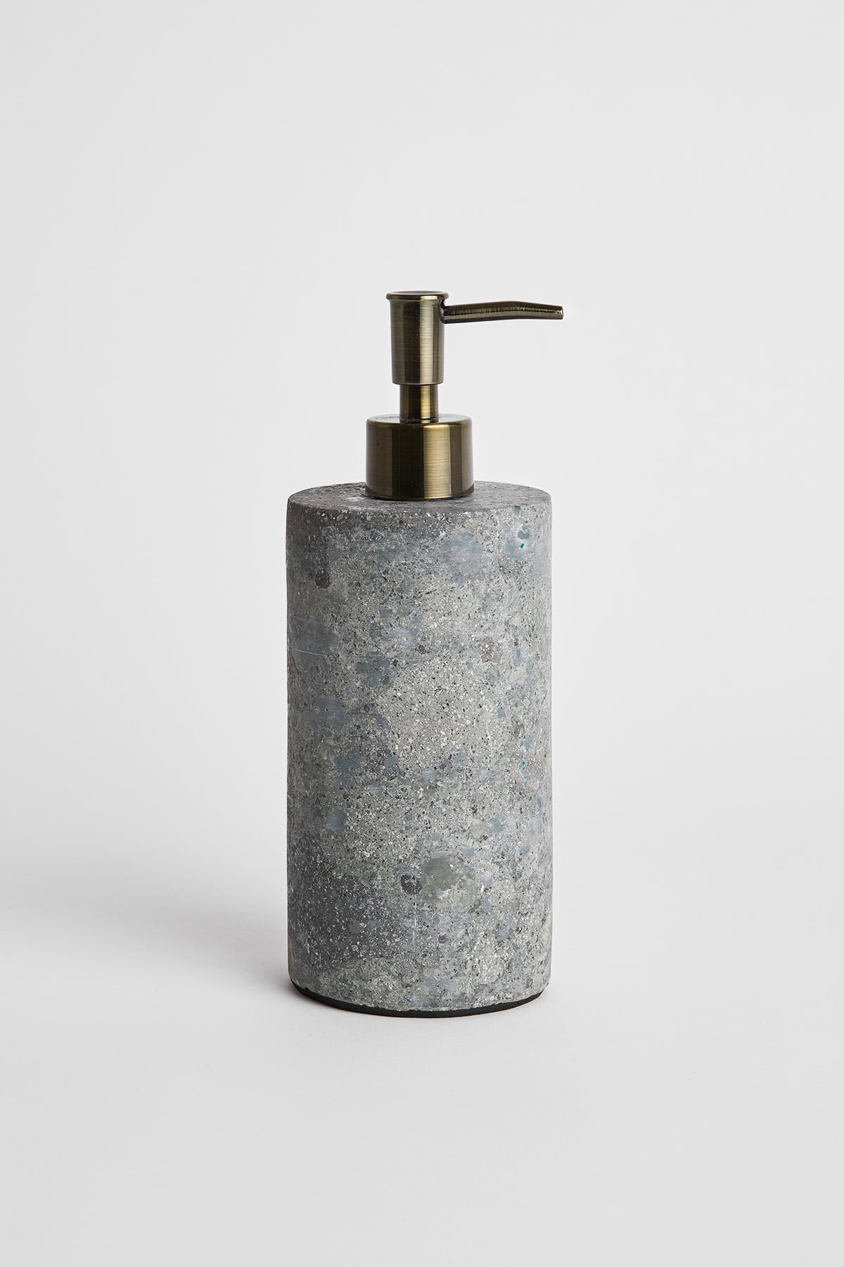 Cylinder Marble Soap Dispenser - Rabens Apartment I Antracit Grey Antracit Grey H: 14 Dia: 8 1 - Rabens Saloner