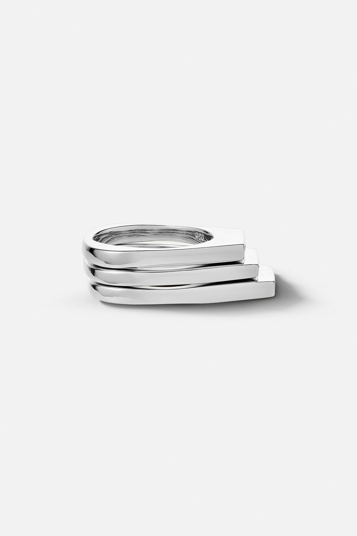 Diamond ring medium - Rabens Momento I Silver w/ Champagne diamond 4 - Rabens Saloner