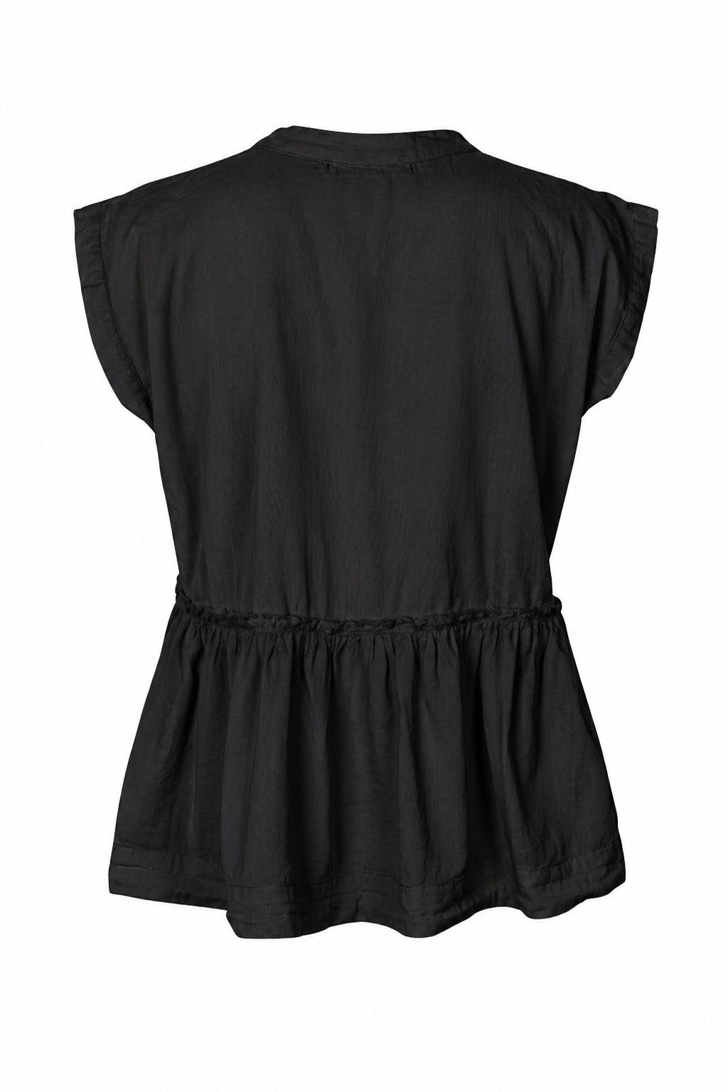Deona - Cotton blouse I Black 2 - Rabens Saloner