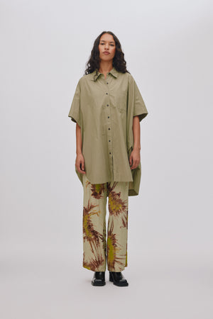 Berta - Poplin curved hem shirt dress I Vertiver Vertiver XS/S 3 - Rabens Saloner