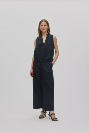 Ingeborg - Papery sleeveless blouse I Black Black XS 3 - Rabens Saloner