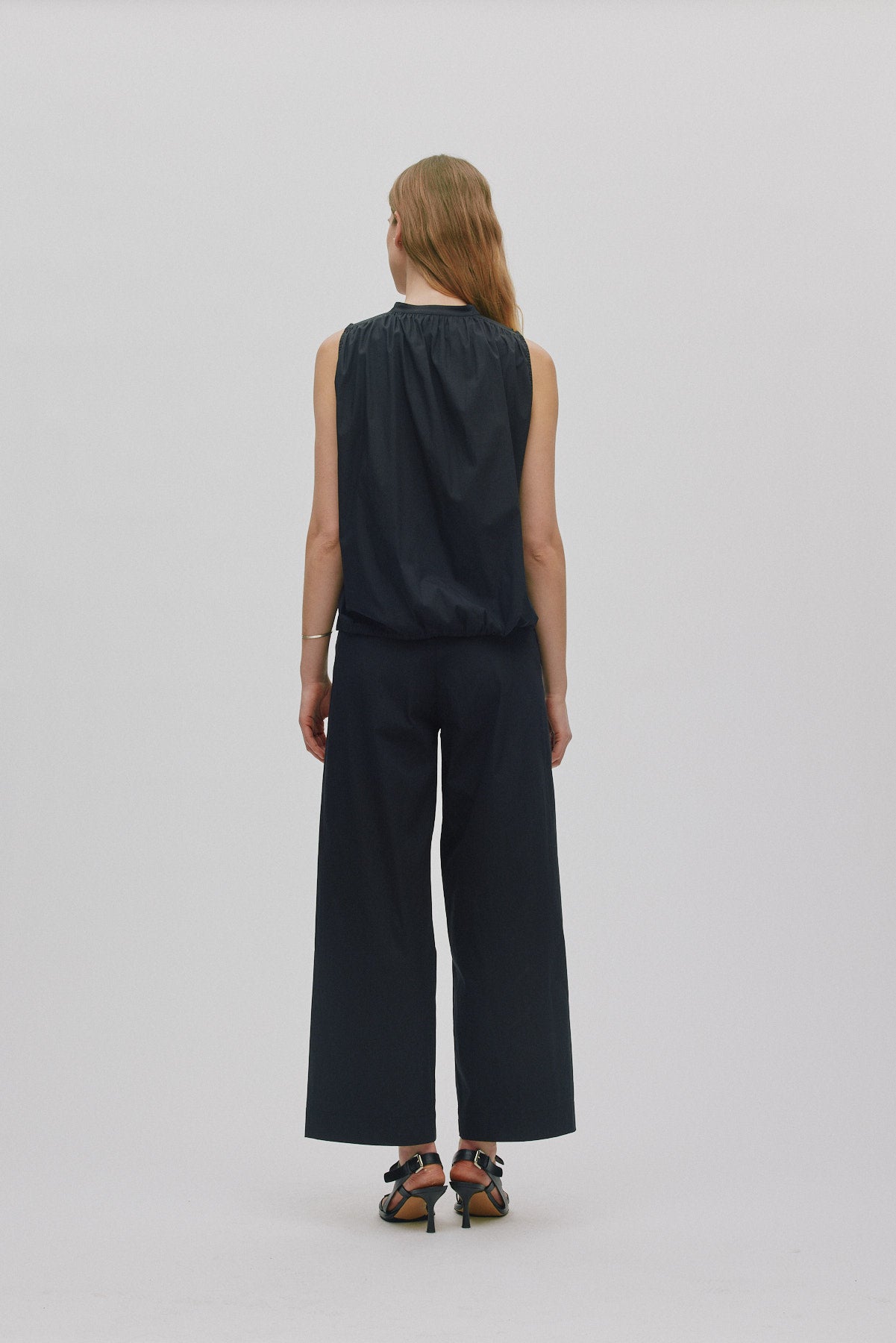 Enel - Papery parallel pants I Black 3 - Rabens Saloner