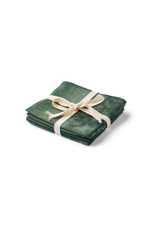 Tie-Dye Napkin - Rabens Apartment I Green Combo Green Combo Set of 4 1 - Rabens Saloner