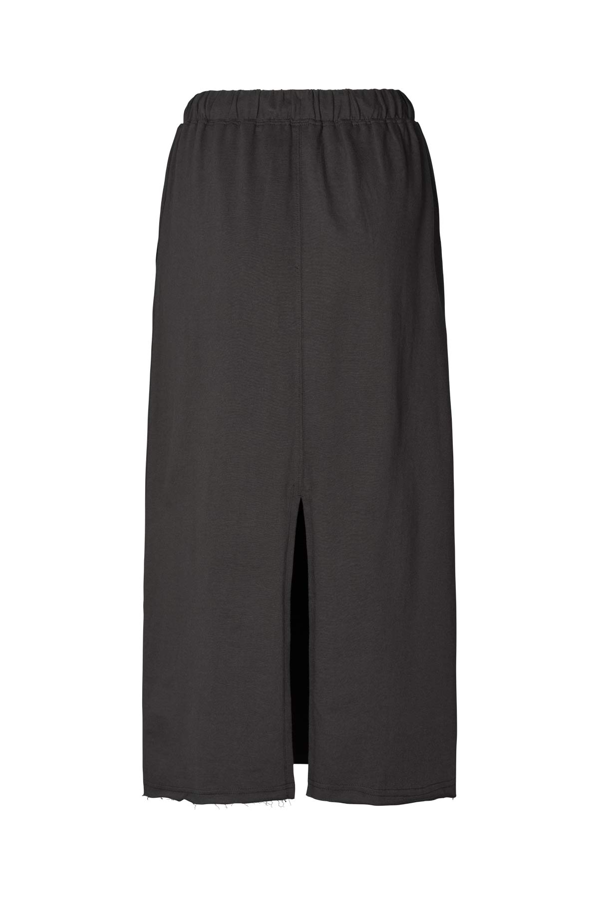 Hanni - Light stretch long skirt I Faded black 2 - Rabens Saloner