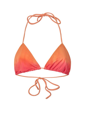 Merle - Fusion triangle top I Mandarin pink Mandarin pink XS 1 - Rabens Saloner