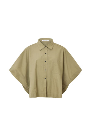 Berte - Poplin curved hem shirt I Vertiver Vertiver XS/S 1 - Rabens Saloner