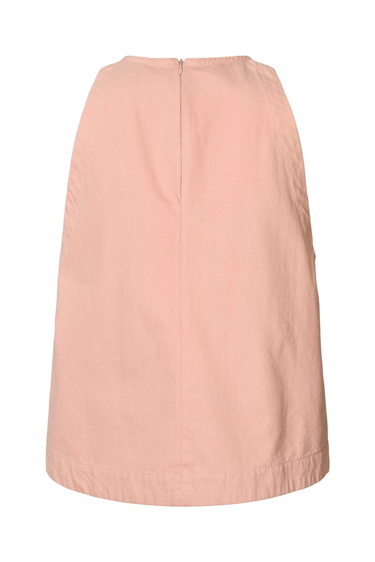Kaley - Texture canvas halter top I Soft rose 6 - Rabens Saloner
