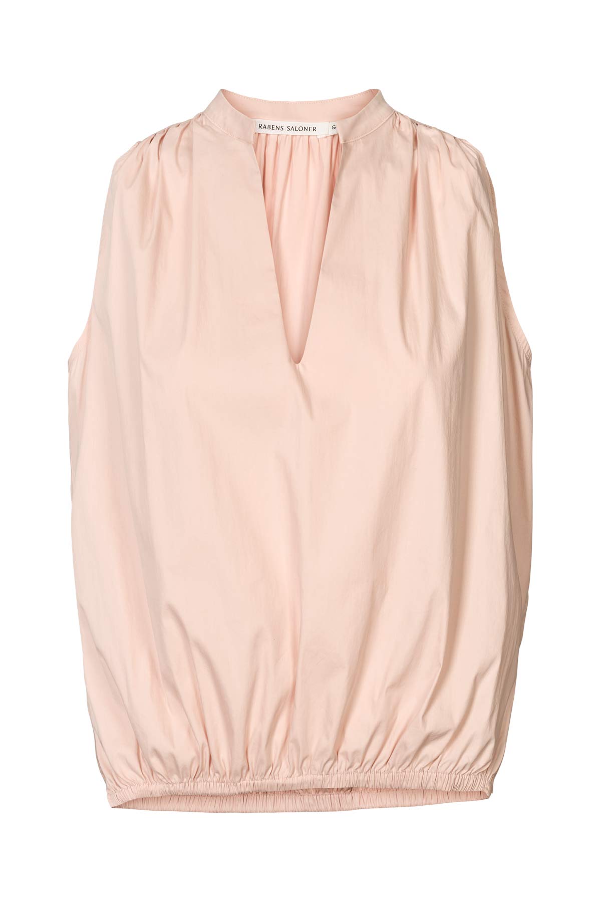 Ingeborg - Papery sleeveless blouse I Powder 4 - Rabens Saloner