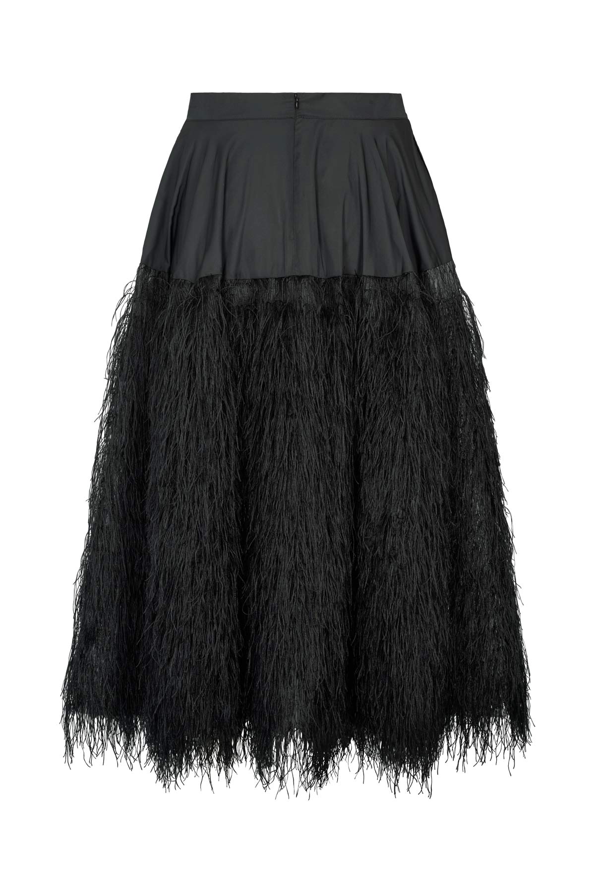 Magna - Plume combo full skirt I PRE-ORDER I Black 7 - Rabens Saloner