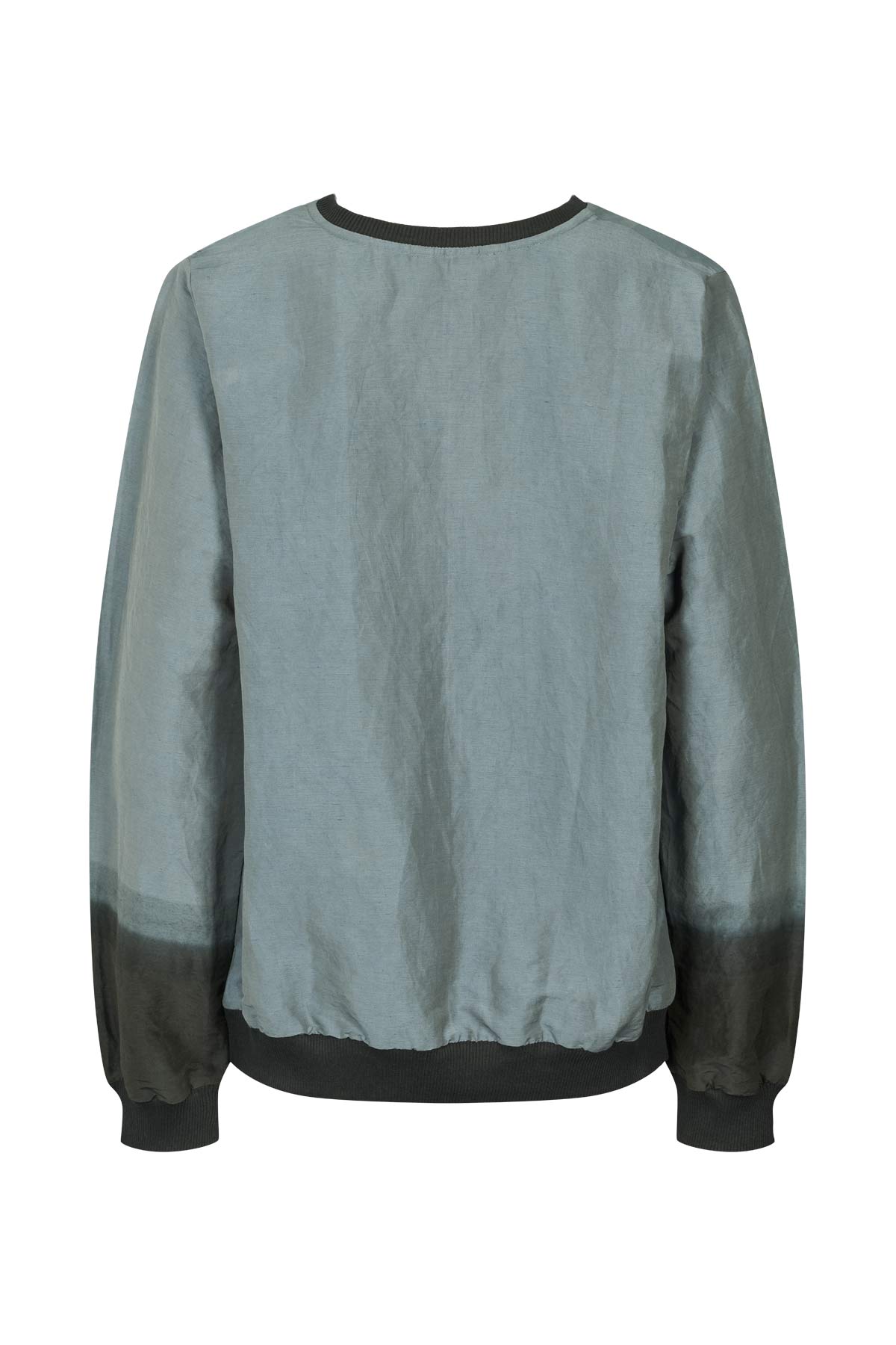 Ommi - Horizon sweat top I Grey/black 5 - Rabens Saloner