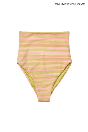 Blurred line highwaist panties - Miranda I Lime combo Lime combo XS 1 - Rabens Saloner